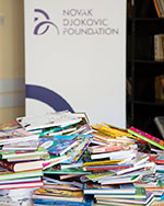 Donacija Novak Djokovic fondacije za Dan knjige i igrokaz Pobuna u biblioteci